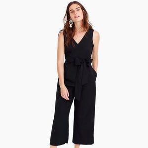J. Crew wide-leg poplin jumpsuit
